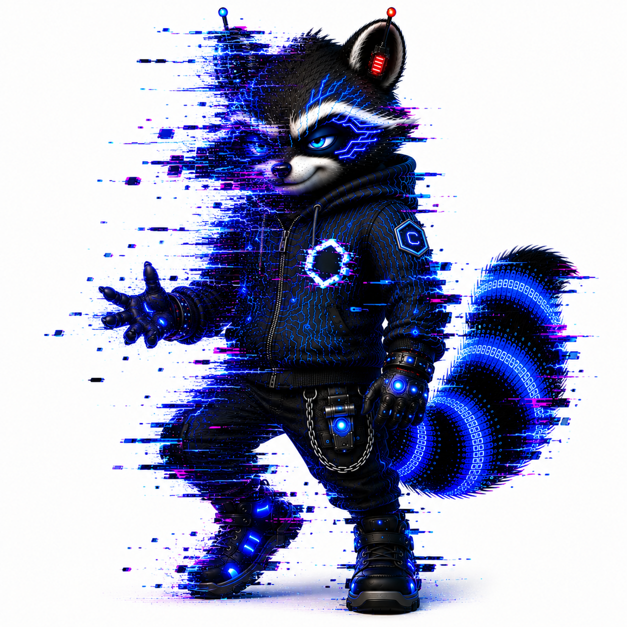 The Hacker pose 2
