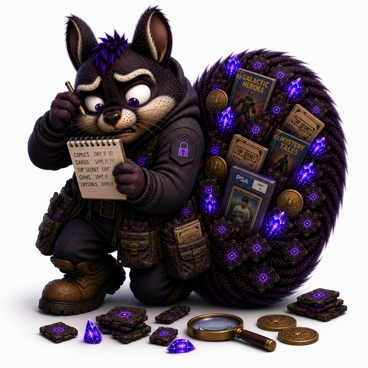 The Hoarder pose 2