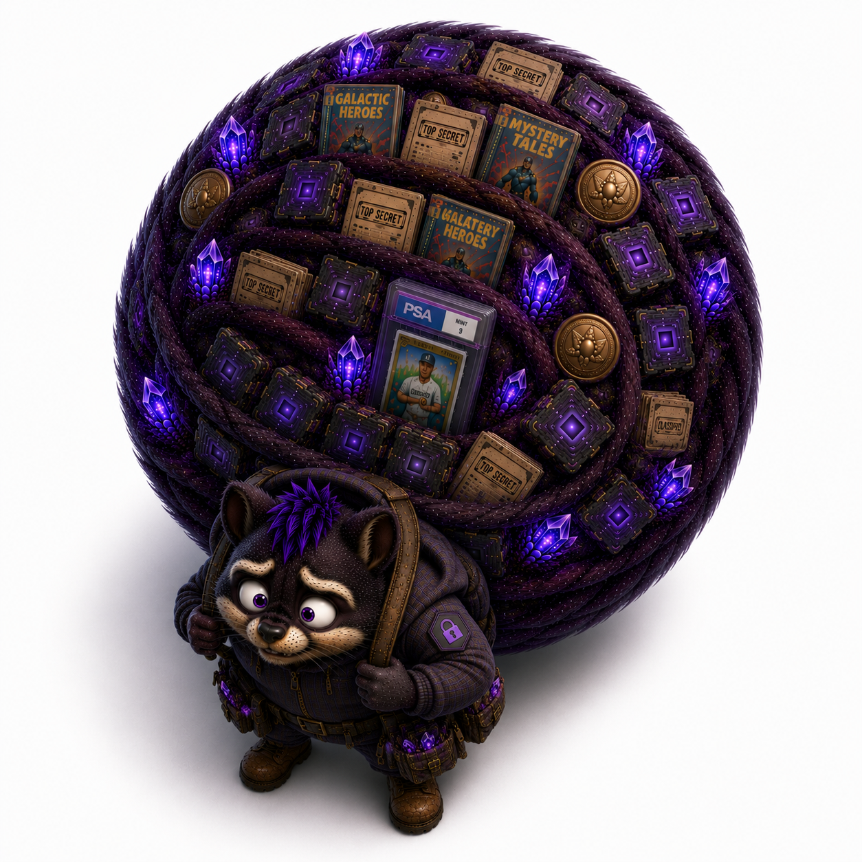 The Hoarder pose 3