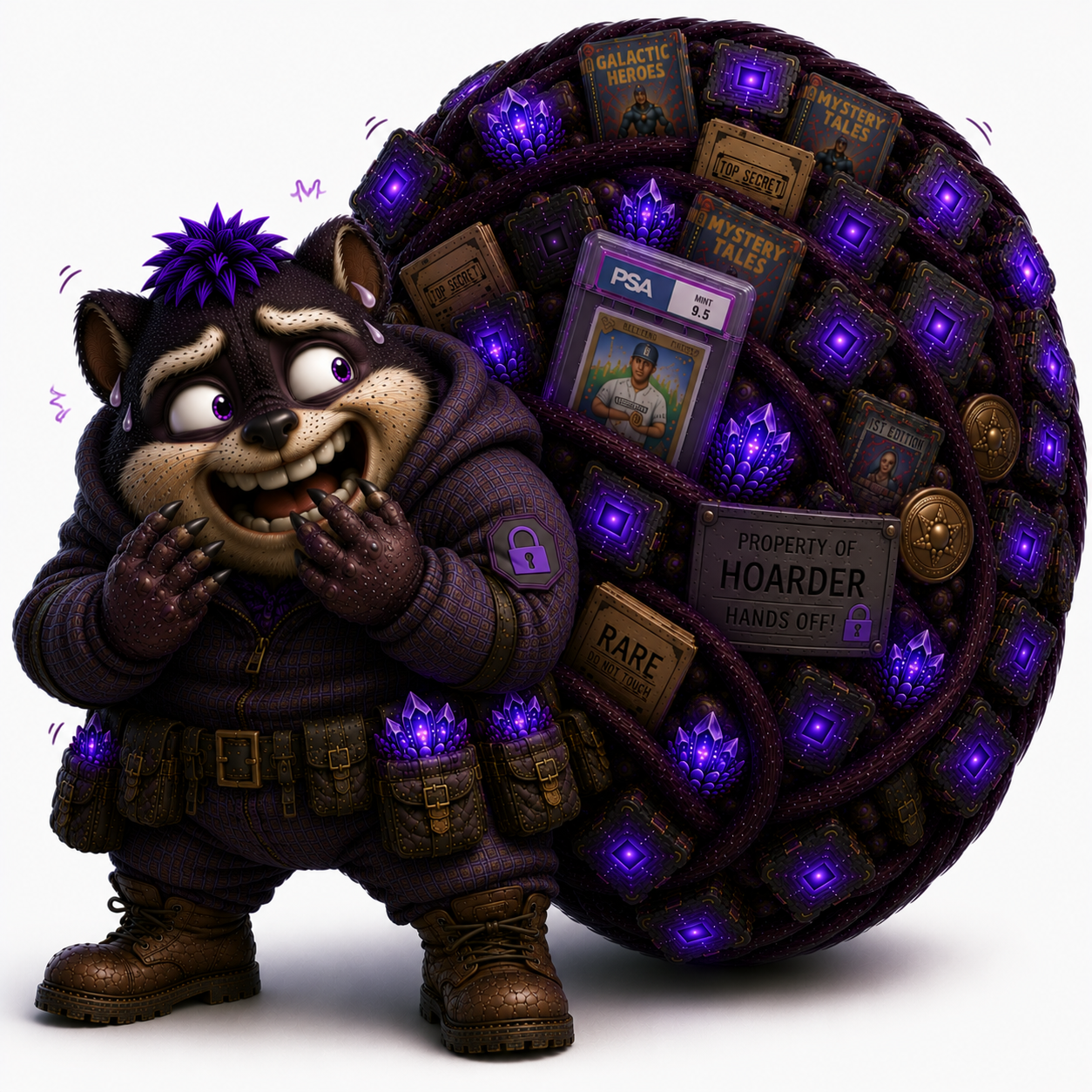 The Hoarder pose 4