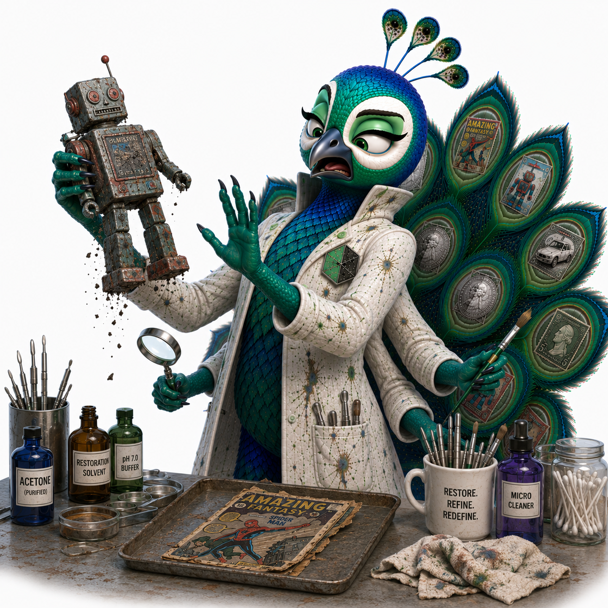 The Restorer original pose 2