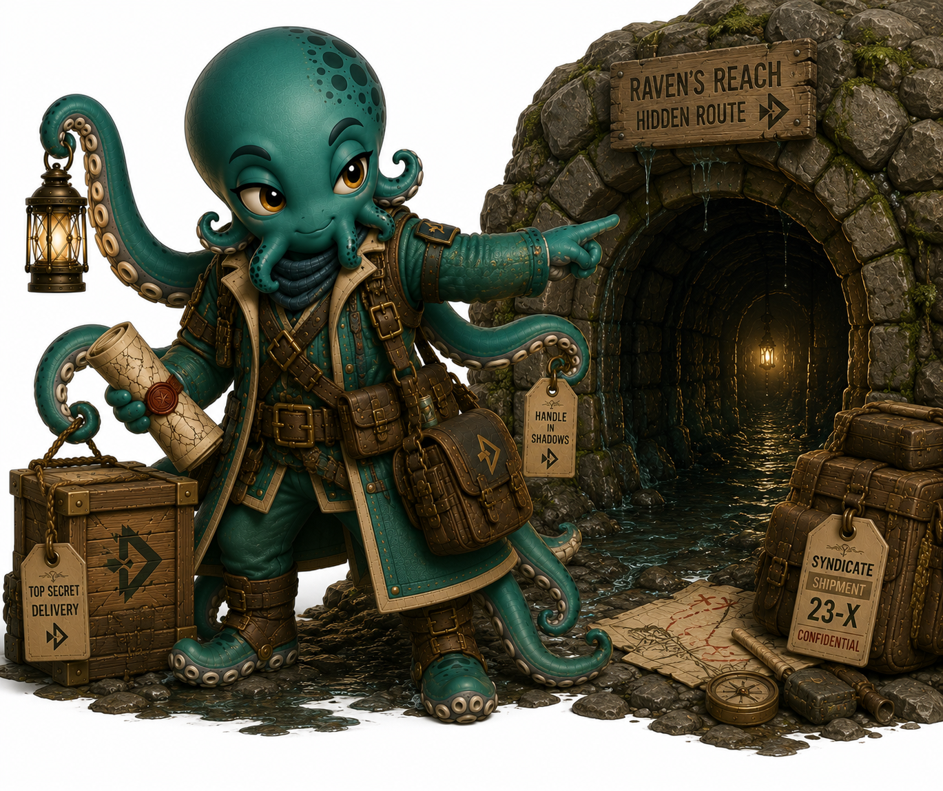 The Smuggler pose 6